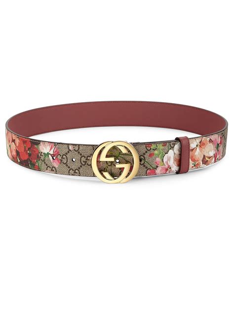 flower gucci belt|genuine leather gucci belt women.